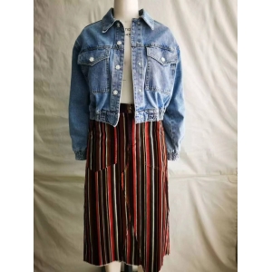 DENIM JACKET、CORDUROY DRESS